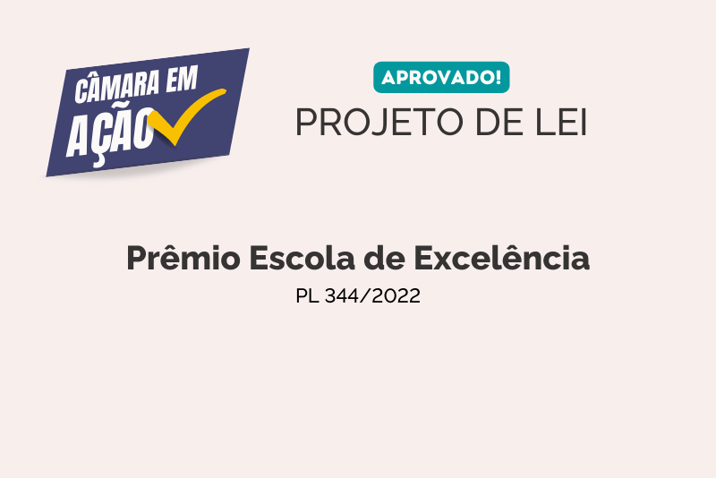 Aprovado - Prêmio Escola de Excelência